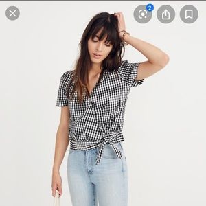 Madewell Gingham Top